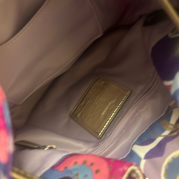 Coach Vintage Poppy Graffiti Shoulder Bag - Picture 11 of 12